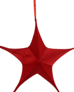 Countryfield Weihnachtsbaumschmuck Stern Maria rot 13 x 40 x 40 cm Weihnachtsdeko Zum Aufhängen