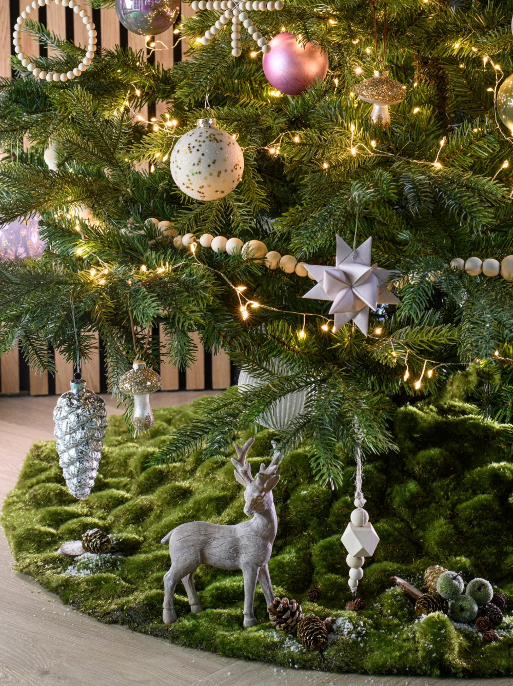 Outlet Countryfield Weihnachtsbaumdecke Gijs grün D 100 cm Weihnachtsbaumdecken & -Körbe