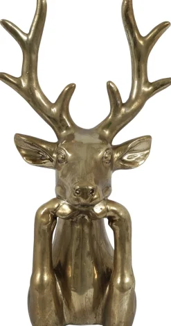 Outlet Countryfield Weihnachtsdeko Zen Rentier gld 17 x 11,5 x 30,5 cm Weihnachtsfiguren & -Objekte