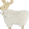 Best Countryfield Weihnachtsdeko Hirsch Gower weiß 15 x 3 x 19,5 cm Weihnachtsfiguren & -Objekte