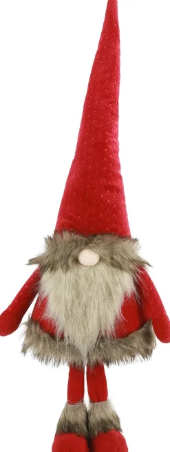 Outlet Countryfield Weihnachtsdeko Wichtel Driekus rot 14 x 19 x 56 cm Weihnachtsfiguren & -Objekte