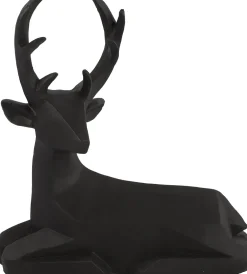 Discount Countryfield Weihnachtsdeko Hirsch schwarz 17 x 39 x 41,5 cm Weihnachtsfiguren & -Objekte