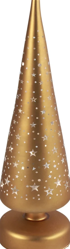 Online Countryfield Weihnachtsdeko Baum beleuchtet Bomont bronze 8 LEDs warmweiß 9 x 9 x 30 cm Weihnachtsfiguren & -Objekte