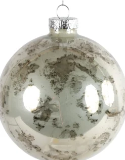 Online Countryfield Weihnachtskugel Rosalin silber D 10 cm Weihnachtskugeln & -Anhänger