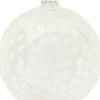 Discount Countryfield Weihnachtskugel Clara weiß D 10 cm Weihnachtskugeln & -Anhänger