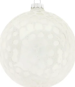 Discount Countryfield Weihnachtskugel Clara weiß D 10 cm Weihnachtskugeln & -Anhänger