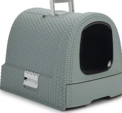 Clearance Curver Katzentoilette blau 51 x 38,5 x 39,5 cm Katzentoiletten & Zubehör