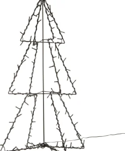 New 3D LED Weihnachtsbaum H 77 cm mit 120 LEDs warmweiß Weihnachtsleuchten