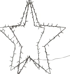 New 3D Weihnachtsstern schwarz beleuchtet mit 120 LEDs warmweiß D 77 cm Weihnachtssterne|Weihnachtsleuchten