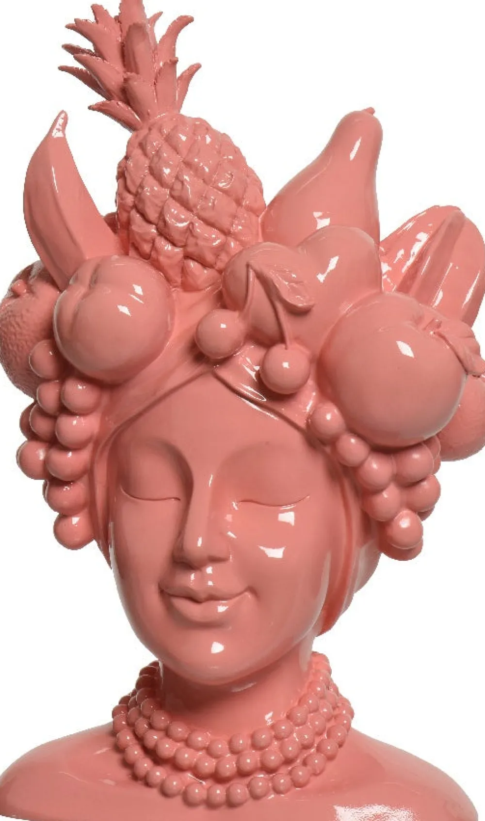 Decoris Büste rosa 21 x 23 x 36,7 cm Dekofiguren & -Objekte|Blumentöpfe & Pflanzgefäße