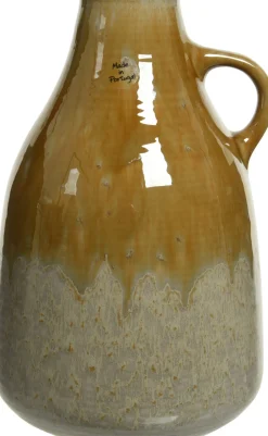 Hot Decoris Vase bernsteinfarben D 16 H 27 cm Vasen & Krüge|Blumentöpfe & Pflanzgefäße