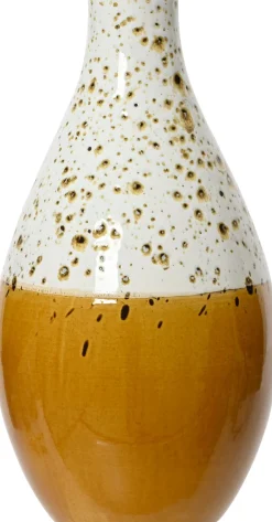 Decoris Vase braun / weiß D 17 H 31 cm Vasen & Krüge|Blumentöpfe & Pflanzgefäße