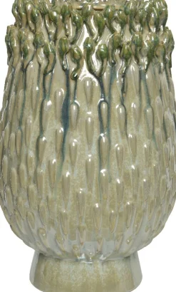 Outlet Decoris Vase grün D 24,5 H 39,5 cm Vasen & Krüge|Blumentöpfe & Pflanzgefäße
