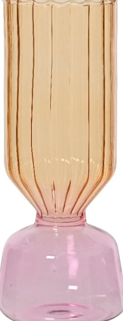 Online Decoris Vase Happy rosa / gelb D 10 H 23 cm Vasen & Krüge|Blumentöpfe & Pflanzgefäße