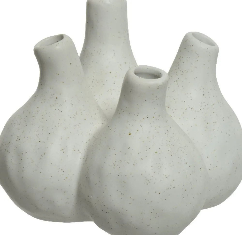 Clearance Decoris Vase weiß 13,7 x 13,4 x 12,2 cm Blumentöpfe & Pflanzgefäße|Vasen & Krüge