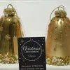 Best Decoris Weihnachtsbaumschmuck Uhr gold D 6,5 H 8 cm 2 St. Weihnachtskugeln & -Anhänger