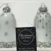 Discount Decoris Weihnachtsbaumschmuck Uhr weiß D 6,5 H 8 cm 2 St. Weihnachtskugeln & -Anhänger