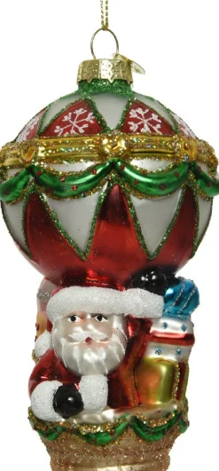 Clearance Decoris Weihnachtsbaumschmuck Ballon mehrfarbig H 13 cm Weihnachtskugeln & -Anhänger