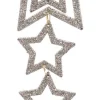 Clearance Decoris Weihnachtsbaumschmuck Stern silber 7,5 x 6 x 0,4 cm Weihnachtskugeln & -Anhänger