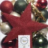 Hot Decoris Weihnachtsbaumschmuck Marilene bunt 33 St. Weihnachtskugeln & -Anhänger|Weihnachtsbaumspitzen