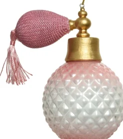 Online Decoris Weihnachtsbaumschmuck Parfum rosa D 6,7 H 11 cm Weihnachtskugeln & -Anhänger