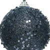 New Decoris Weihnachtskugel blau D 8 cm Weihnachtskugeln & -Anhänger