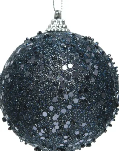 New Decoris Weihnachtskugel blau D 8 cm Weihnachtskugeln & -Anhänger
