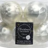 Discount Decoris Weihnachtskugel weiß Eislack D 6 cm 10 St. Weihnachtskugeln & -Anhänger