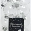 Outlet Decoris Weihnachtskugeln transparent D 3,5 cm 16 St. Weihnachtskugeln & -Anhänger