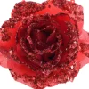 Online Decoris Weihnachtsschmuck Rose mit Clip D 14 cm rot Weihnachtskugeln & -Anhänger
