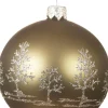 Outlet Decoris Weihnachtskugel moosgrün D 8 cm Weihnachtskugeln & -Anhänger