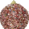 New Decoris Weihnachtskugel rosa D 8 cm Weihnachtskugeln & -Anhänger