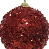 New Decoris Weihnachtskugel rot D 8 cm Weihnachtskugeln & -Anhänger