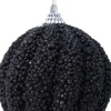 Clearance Decoris Weihnachtskugel schwarz D 8 cm Weihnachtskugeln & -Anhänger
