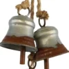 New Dekoration Anhänger Glocke braun 15 x 8 x 40 cm Wandhänger|Weihnachtsdeko Zum Aufhängen