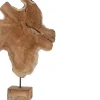 Discount Dijk Natural Collections Skulptur auf Ständer organisch 40 x 10 x 59 cm Dekofiguren & -Objekte