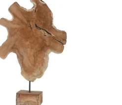 Discount Dijk Natural Collections Skulptur auf Ständer organisch 40 x 10 x 59 cm Dekofiguren & -Objekte
