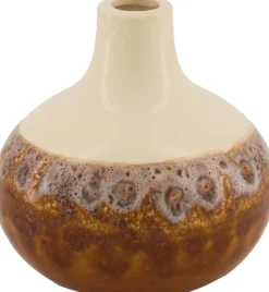 Sale Dijk Natural Collections Vase Huub braun D 12,5 H 12 cm Vasen & Krüge|Blumentöpfe & Pflanzgefäße