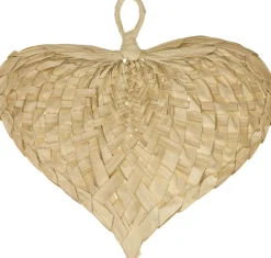 Online Dijk Natural Collections Weihnachtsdeko Wand Hart natur 60 x 55 cm Wandhänger