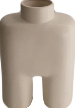 Outlet Dijk Natural Collections Vase Hielke weiß 17,2 x 8,5 x 25,5 cm Vasen & Krüge|Blumentöpfe & Pflanzgefäße