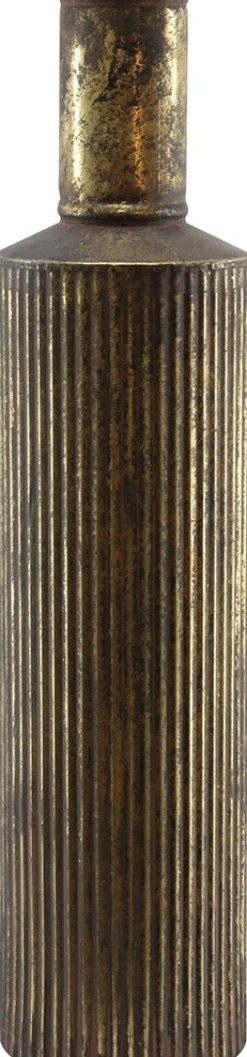 New Dijk Natural Collections Flasche Will schwarz / gold D 15,5 H 68 cm Vasen & Krüge|Blumentöpfe & Pflanzgefäße