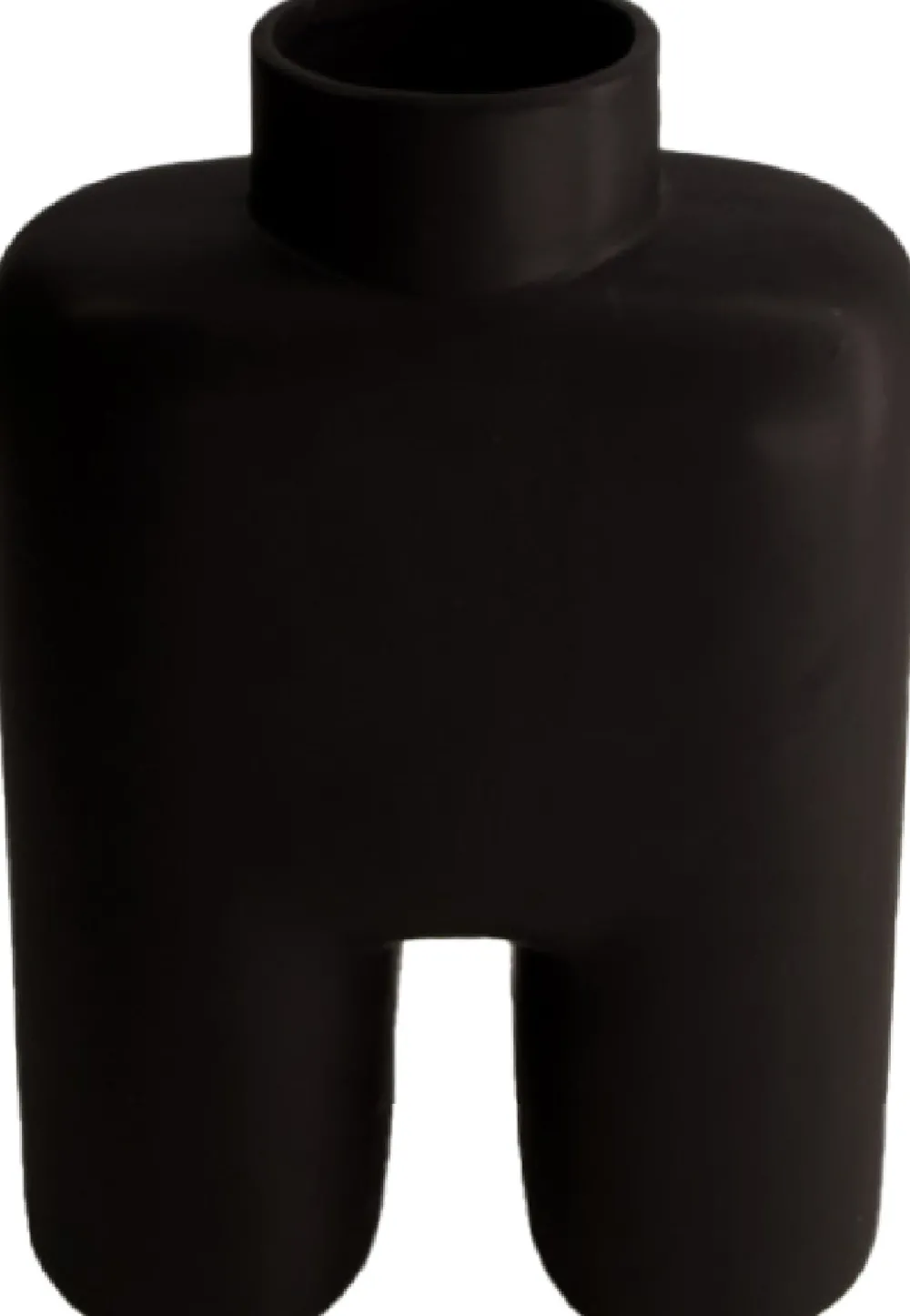 Outlet Dijk Natural Collections Vase Hielke schwarz 17,2 x 8,5 x 25,5 cm Vasen & Krüge|Blumentöpfe & Pflanzgefäße