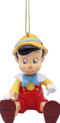 New Disney Weihnachtsanhänger Classics Pinocchio 6 x 5,5 x 9 cm Weihnachtskugeln & -Anhänger