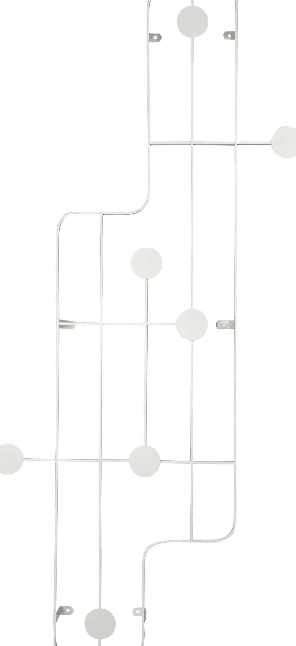 New D&M Deco Rankgitter Patio weiß 68 x 10 x 150 cm Blumenständer