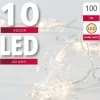 Sale Drahtlichterkette 1 m LED-Schneeflocken warmweiß Motiv-Lichterketten