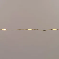 Best Drahtlichterkette gold 2 m mit 40 LEDs warmweiß Mini- & Drahtlichterketten