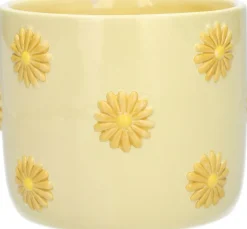 Best Duif Blumentopf Daisy gelb D 14,3 H 11,5 cm Blumentöpfe|Blumentöpfe & Pflanzgefäße