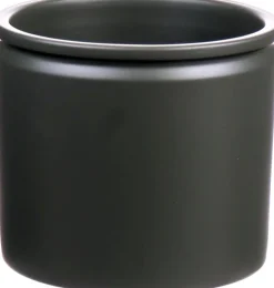 Discount Duif Blumentopf Lucca dunkelgrün D 14 H 12,5 cm Blumentöpfe|Blumentöpfe & Pflanzgefäße