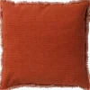 Discount Dutch Decor Dekokissen Burto terracotta 45 x 45 x 10 cm Kissen|Dekokissen