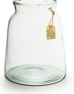 Sale Eco Vase Eddy transparent D 17/21 H 22 cm Vasen & Krüge|Blumentöpfe & Pflanzgefäße